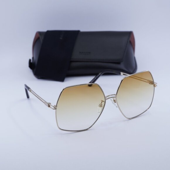 Final Price! Bally BY0015-H 28F Gold/Brown Sunglasses